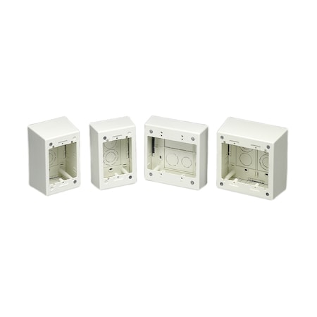 Panduit Electrical Box, Junction Box Type, 1 Gang, PVC JBP1DIW